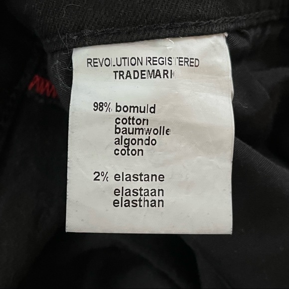 RVLT Revolution skinny fit black jeans - Picture 6 of 7